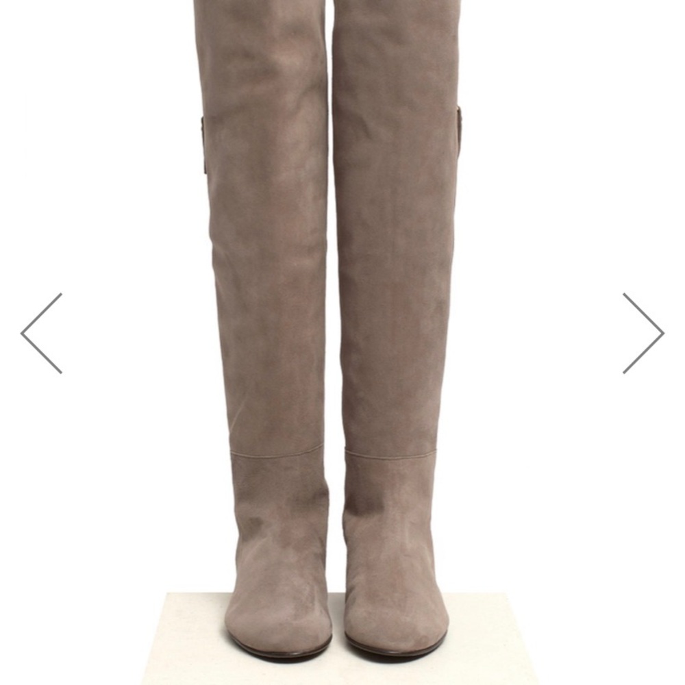 Stuart Weizman suede knee boots